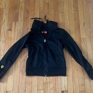 Puma Black Women's Zip Up Italy Ferrari Jacket